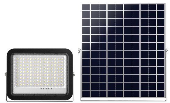 comprare Luce solare all'aperto 300W Luce solare di sicurezza all'aperto Controllo remoto Luce solare d'inondazione fabbricazione online
