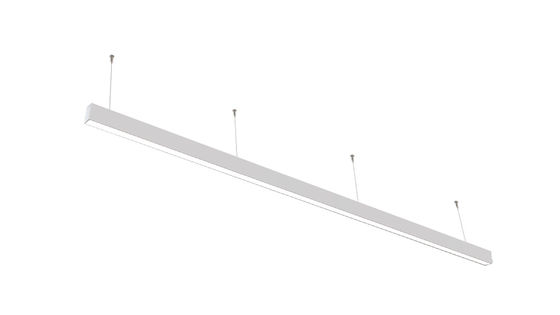 comprar 115lm/w LED Linear Light Fixtures 4ft 5ft Suspensão montada LED Linear Batten Light Fabricação em linha